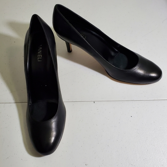 Vaneli Undine Nappa Leather Pumps Mid-heel size 11 - Picture 2 of 9